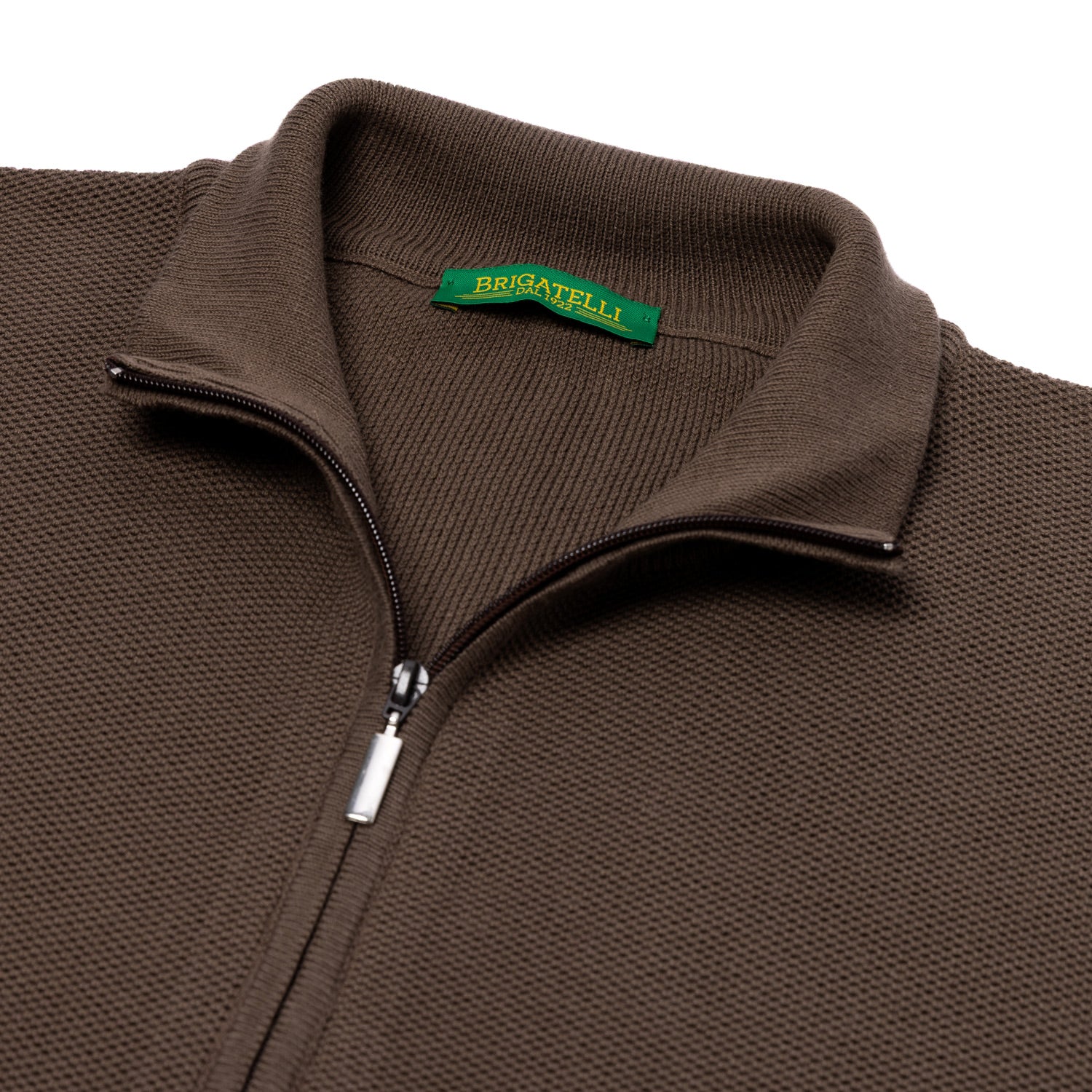 Zip-Cardigan "Honey" made from pure Cotton - 12 Gauge Cotton
